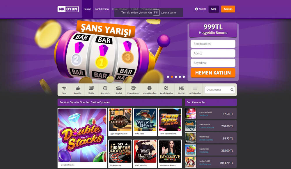 MrOyun canlı bahis bonus